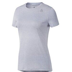 $38 Reebok Women’s T-Shirt One Series Running Knit Blue Tee Size S